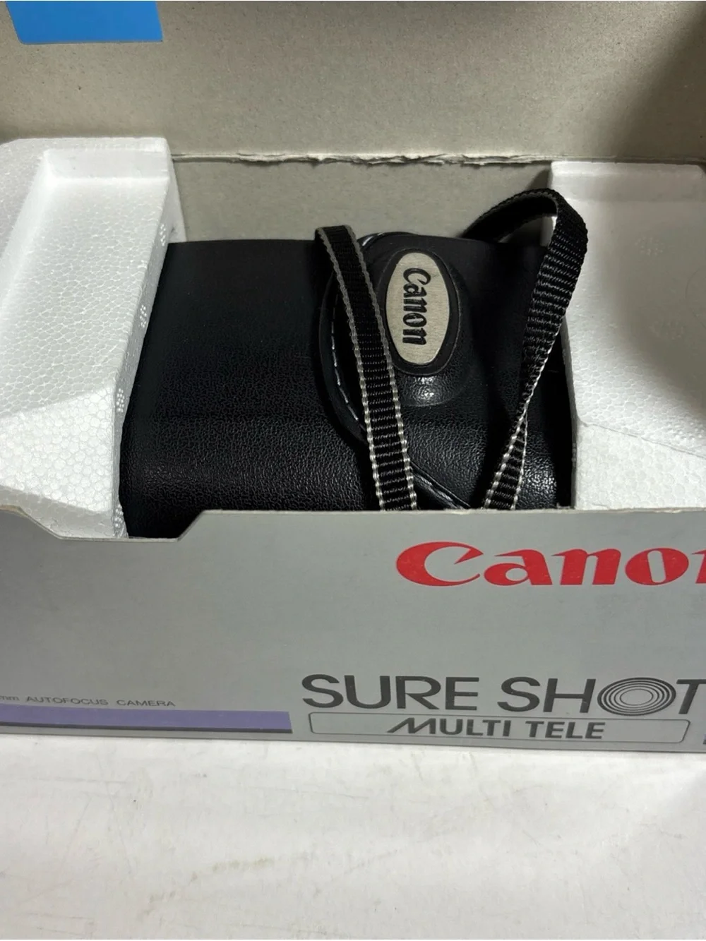 Canon SURE SHOT MULTI TELE Point & Shoot 35mm Film Camera Excellent, No Battery